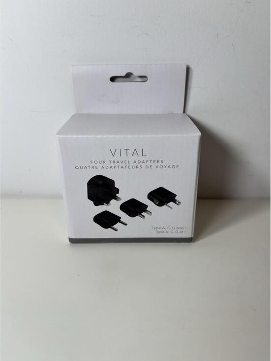 Other - Vital Travel Power Adapters Comes With 4 - BRAND NEW IN BOX